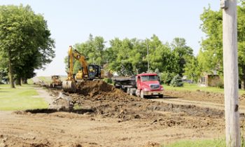 Dundee’s main street under reconstruction