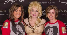 Local Imagination Library Champion meets Dolly Parton