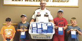 Rahe family show appreciation  to law enforcement through Lifesaver bags