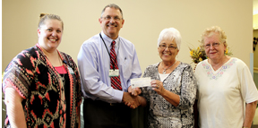 Pink Ladies donate $2,000  to Maple Lawn Senior Care Center