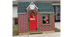 Mail your letters to Santa by  placing them in Santa’s Workshop