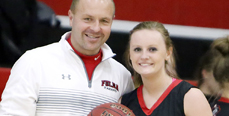 Randi Tiesler Scores 1000th point