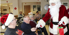 Residents Christmas Party held at Maple Lawn Senior Care Center