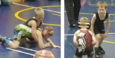 F/MCC Warrior youth wrestlers in Marshall tournament