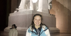 Camryn Baumhoefner  attends Presidential Inauguration