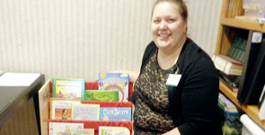 Maple Lawn Nursing Home  Receives a Little Red Bookshelf