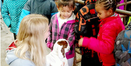 Petting Zoo held at the Fulda High School