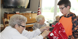 St. Paul’s Lutheran School children bring pets at Maple Lawn Senior Care Campus