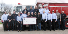 Nobles Cooperative Electric and CoBank award “Sharing Success” Grant to the Wilmont Fire Department