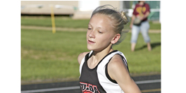 Morgan Gehl advances to State Competition winner the 3200 Meter run to qualify