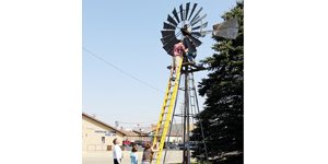 Windmill receives new blades