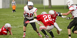 Diversified Chargers zap Fulda Raiders in opener at Westbrook, 58-14