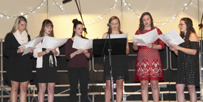 A Holiday Choir Concert  presented by students at the Fulda High School