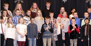 A Holiday of Music  presented by the Elementary School students