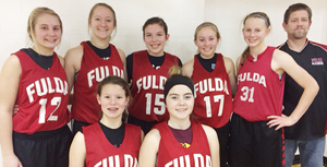 Eight grade girls particpate in Tracy Tournament