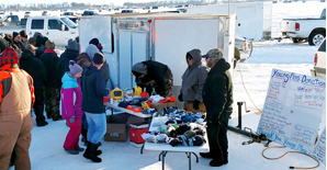 Heron Lake  YMC annual ice fishing tourney held