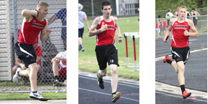 Coyotes advance eight  boys to Section Meet in Montevideo;  Kunerth, Gehl each qualify in three events