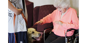 St. Paul’s Lutheran School students share their pets at Maple Lawn Senior Care Campus