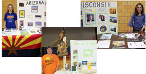 Fulda Elementary School fourth grade class presents state displays