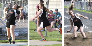 Nine HL-O/Fulda track girls to advance to Section 3A high school meet Gehl, Schaffer each qualify in three events