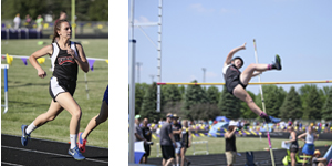 Cheyenne Schaffer caps career with pair of sectional placings,  Faith White places in pole vault, 4 x 800 wins their heat