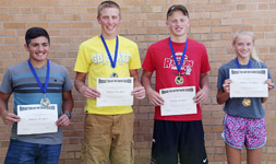 Gabe Spittle, Kunerth, Thier, Cheadle each top 100 points during boys’ track season