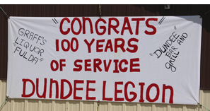 Dundee Joseph Suding Post 386 celebrates 100th Anniversary