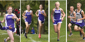 Balanced Rebel Cross Country Varsity Girls win Rebel Invitational Gehl is impressive up front; Overgaauw twins run well