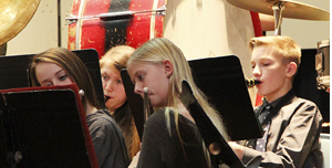 Carol sing-a-long was part of Holiday Band Concert