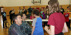 Pieing celebrates Holiday Food Drive Challenge success