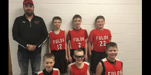 Sixth grade boys team traveled to Heron Lake