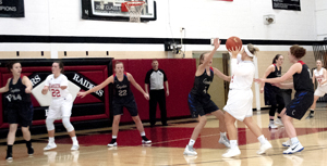 Coyote girls earn first victory,  defeat Edgerton 52-44, at Okabena