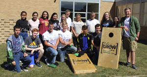 Corn Hole Games donated to Fulda High School