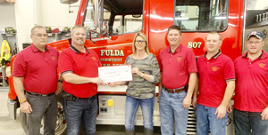 Bedford donates to 6 fire departments