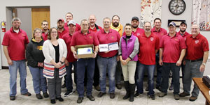 Fulda Volunteer Fire Department receives  Home Town Hero Award for service to community