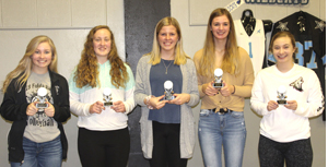 Five HL-O/Fulda Coyote volleyball players honored by the opposing Red Rock Conference coaches