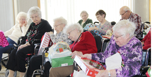 Residents Christmas Party  held at Maple Lawn Senior Care