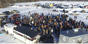 Ice fishing contest brings in nearly 450 fishers